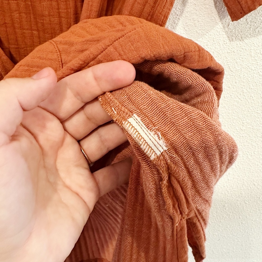 Soft Surroundings Rust Shift Top |R6 - Picture 3 of 6